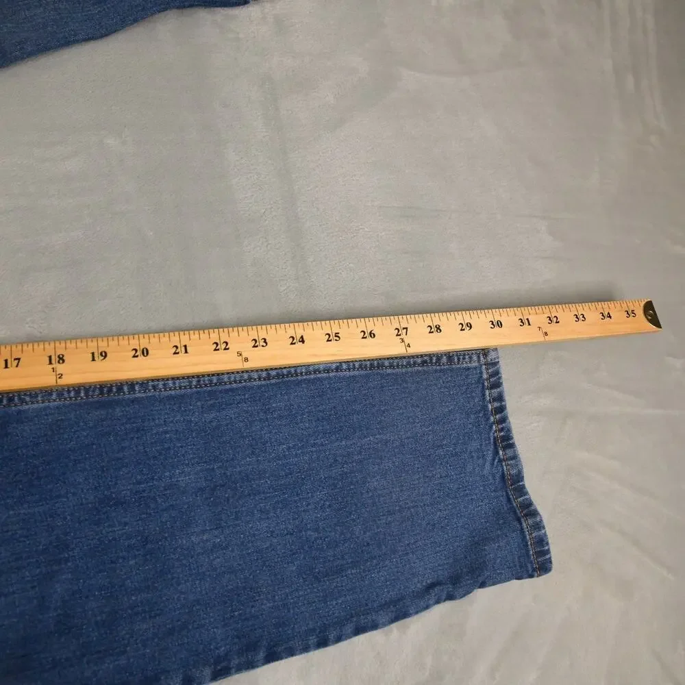 Levis Jeans 511 Mens 36x32 (34x30) Slim Fit Blue Denim Outdoor Hiking Work